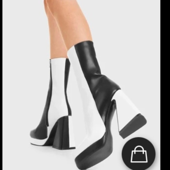 Lamoda Headturner Platform Boots - Picture 2 of 5